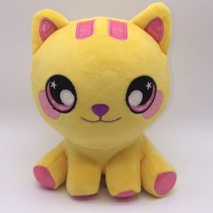 Squeezamals 3-Deez Yellow Carol Cat Squishy Plush